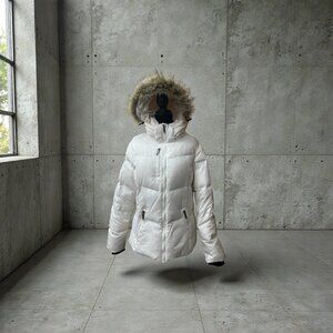 Liquid, White Puffer Jacket, Women's Size Large  BRAND NEW!